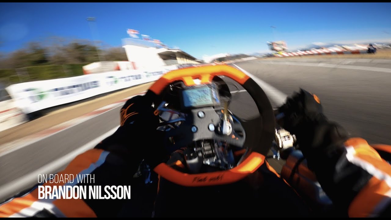 Brandon Nilsson’s Onboard Lap | 2023 WSK Super Master Series R1 – Lonato (ITA)