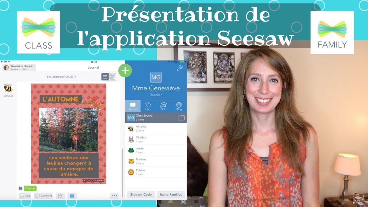 Présentation de l'application Seesaw
