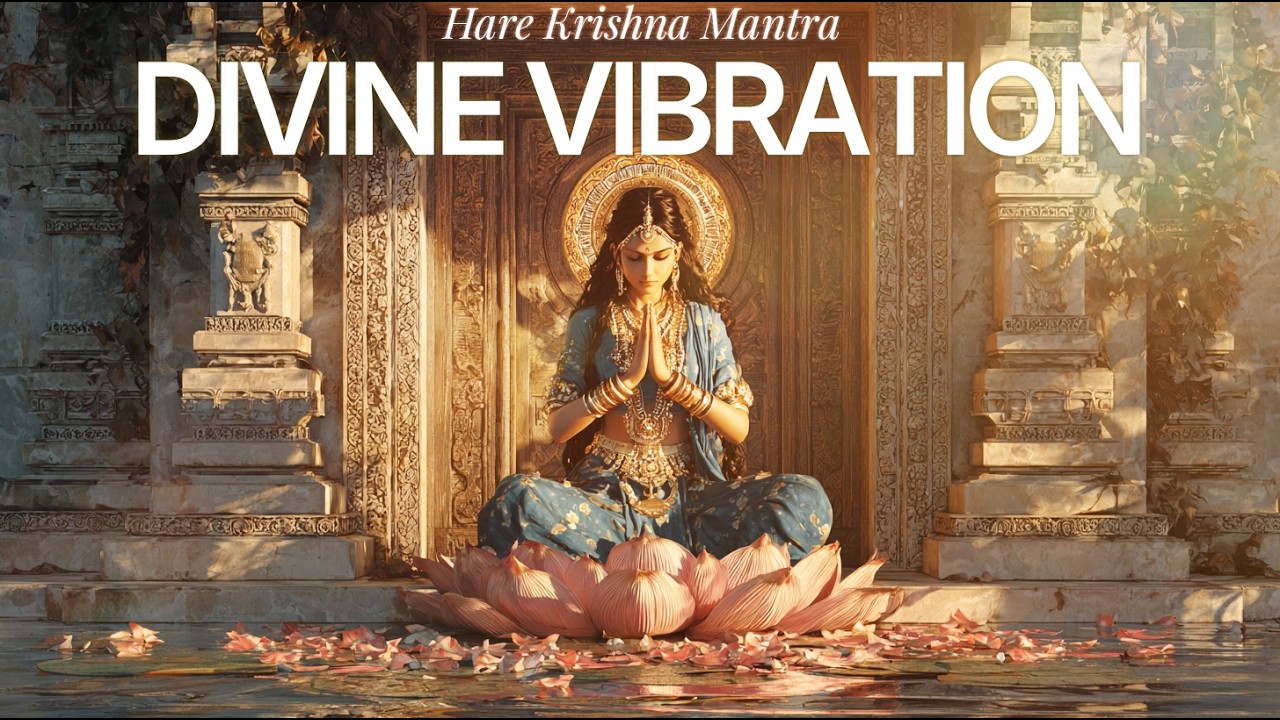 ☀️𝟏𝟎𝟖 𝐓𝐈𝐌𝐄𝐒  Connect with Divine Love❤️Deep Healing Hare Krishna Maha Mantra ✨