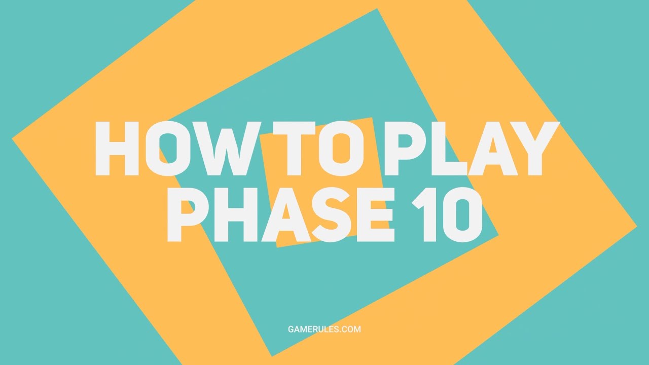 How To Play Phase 10: A WILD Card Game of RUMMY!