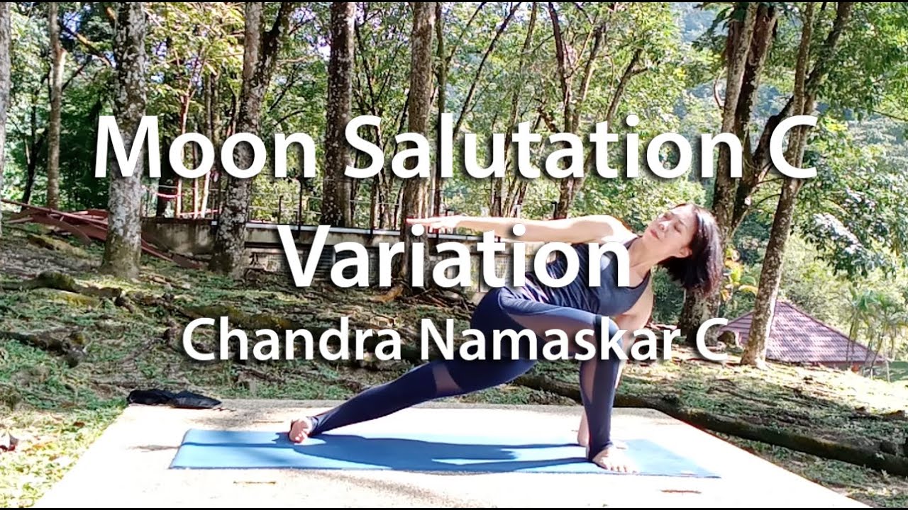Moon Salutation C Variation | Chandra Namaskar | yoganamaste