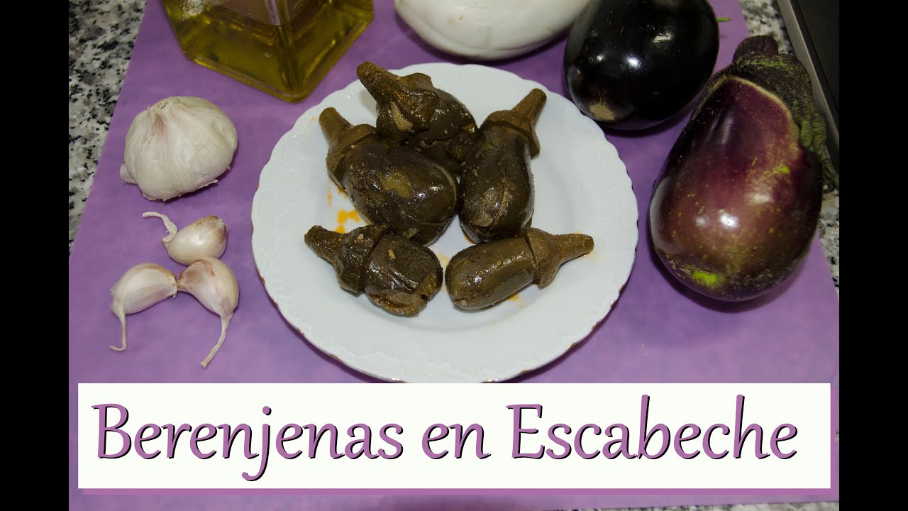 ¿Cómo hacer Berenjenas en Escabeche? Las Recetas del Hortelano