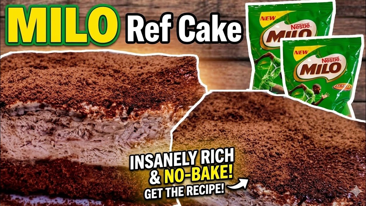 MILO REF CAKE SUPER SARAP AT EASY LANG GAWIN MAY INSTANT REF CAKE KA NA!
