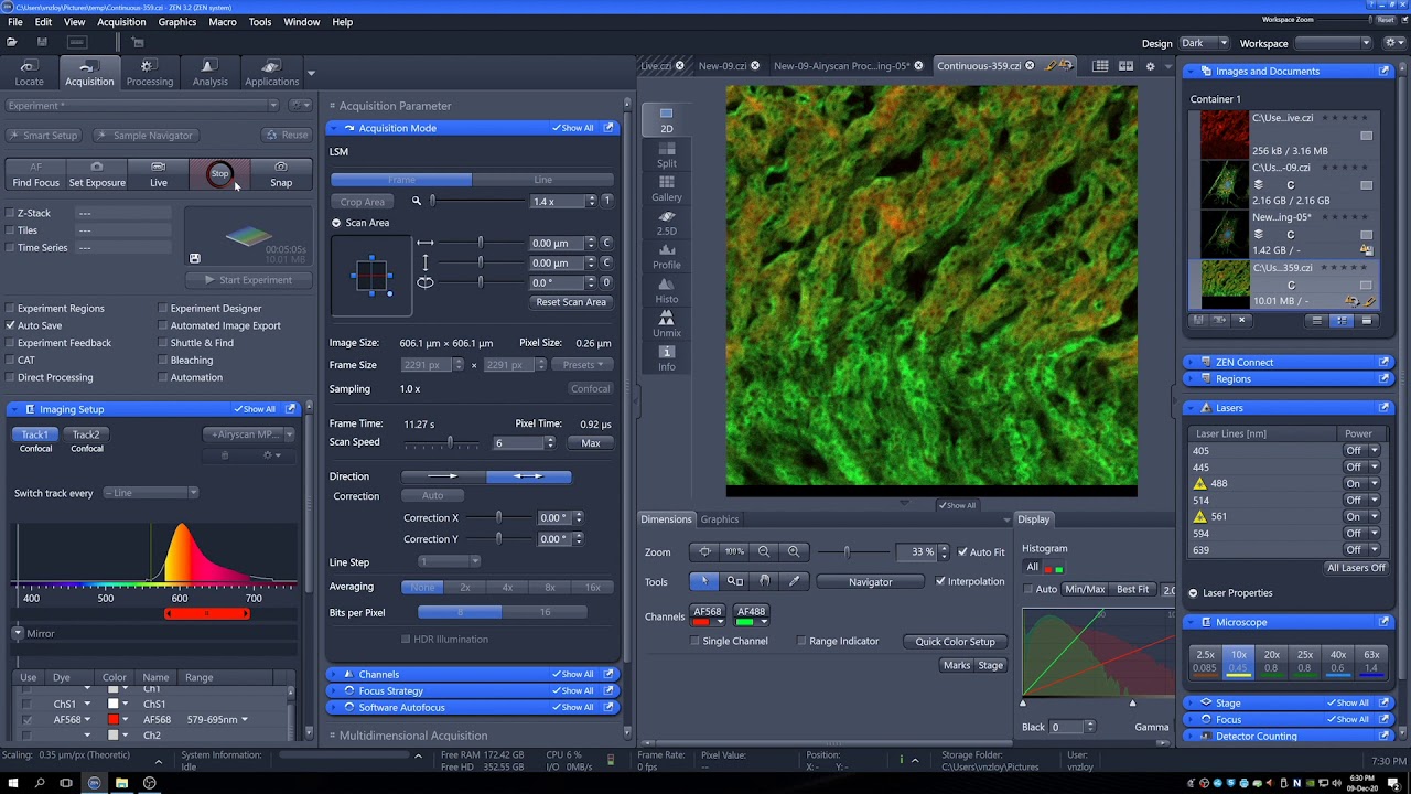 Zeiss 980: Confocal Imaging