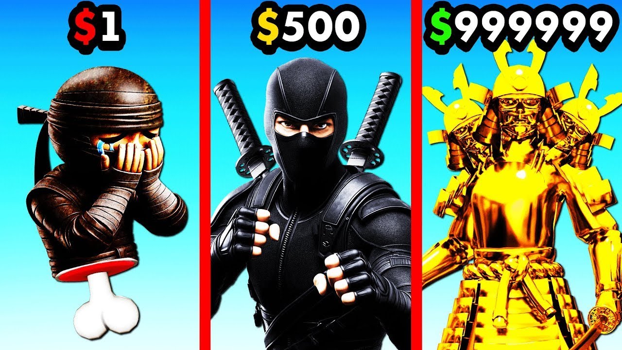 NINJA De $1 vs NINJA De $1,000,000