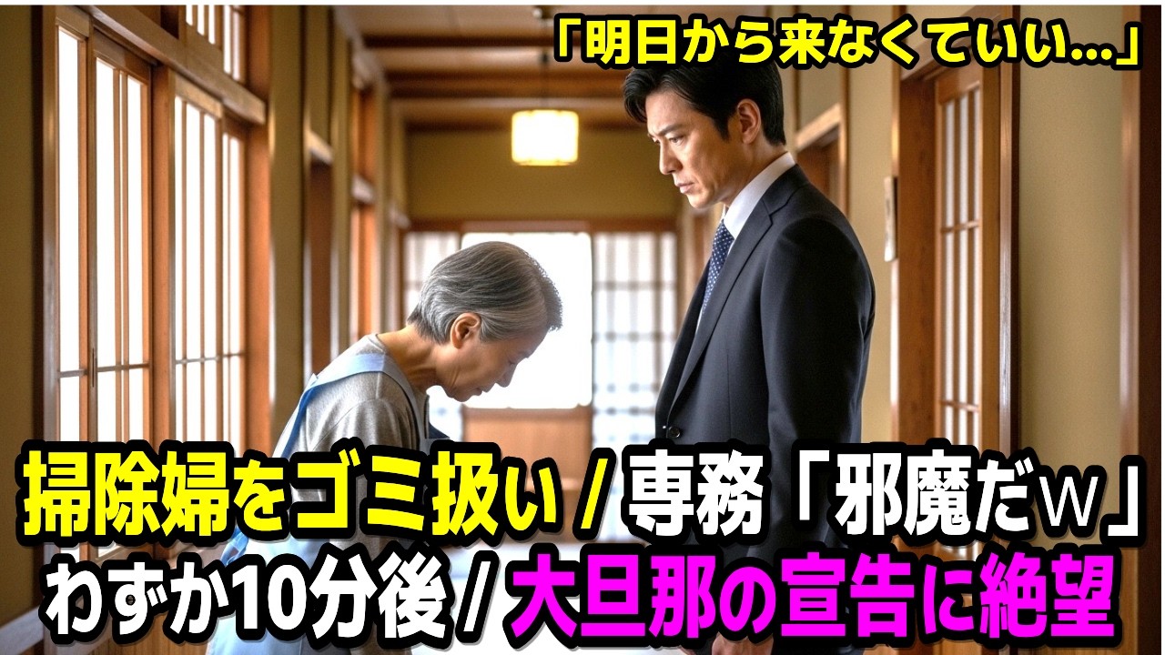 「働く資格なし」と高齢ケアマネを罵倒した専務。直後の「あなたではありません」に顔面蒼白…