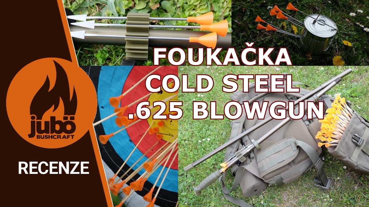 RECENZE : Foukačka Slock Master  .625 Blowgun od firmy Cold Steel