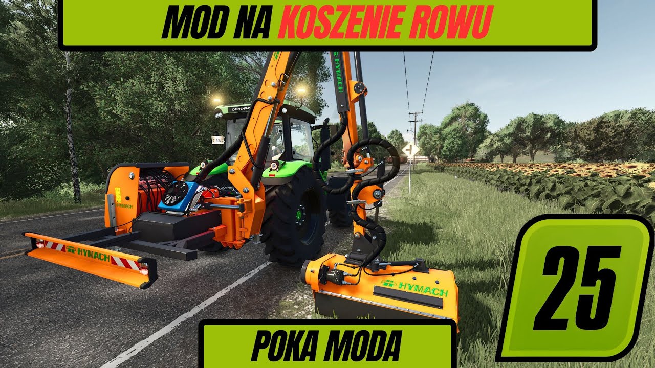 Kommunal Services! Nowe kontrakty na koszenie poboczy | POKA MODA FS25