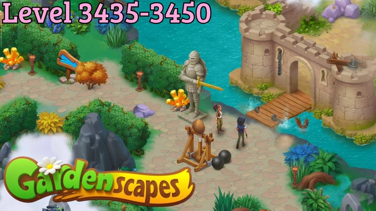 Gameplay Gardenscapes Level 3435-3450