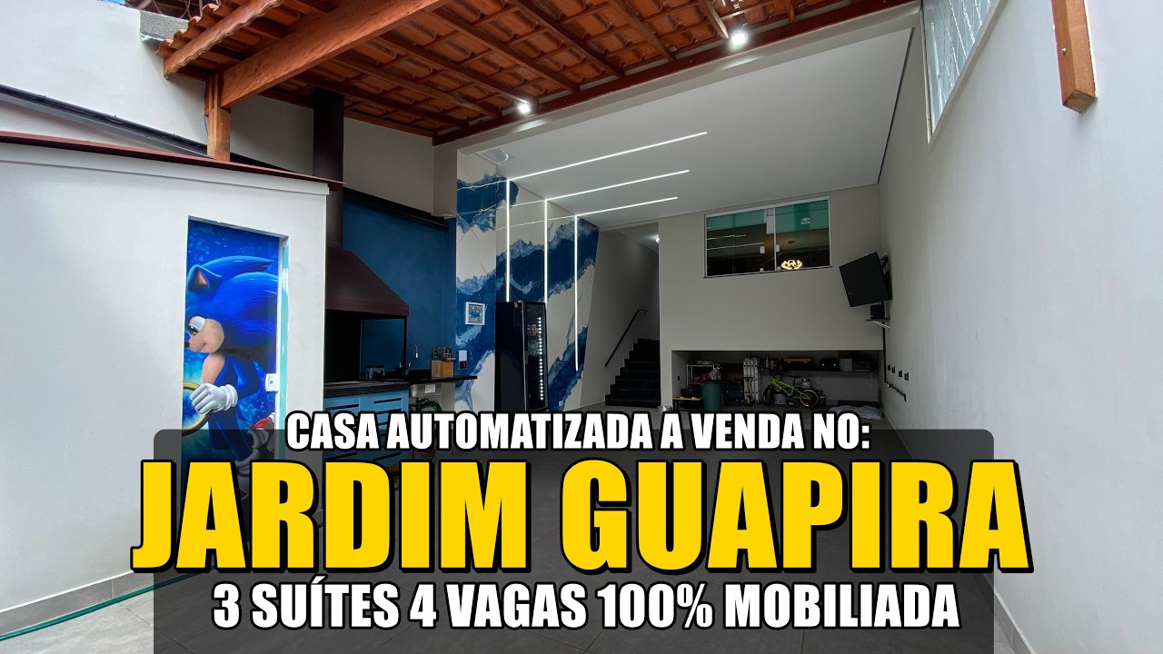 CASA A VENDA 100% MOBILIADA E AUTOMATIZADA NO JARDIM GUAPIRA ZONA NORTE DE SÃO PAULO