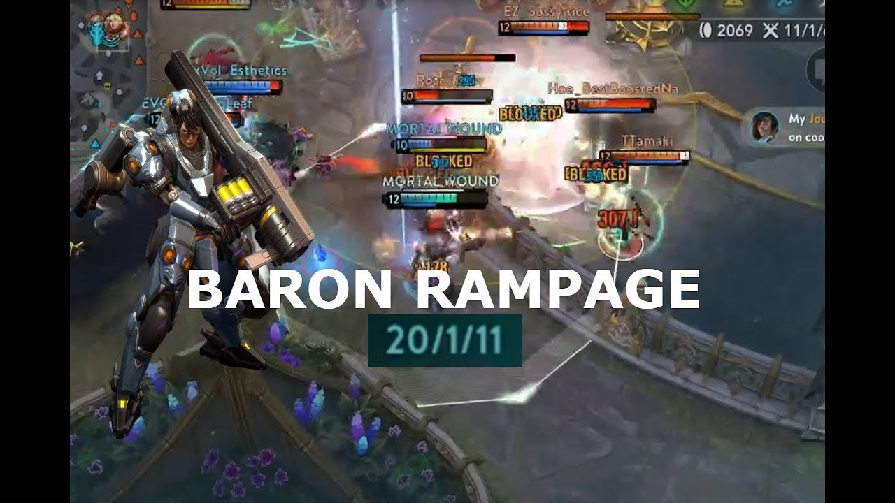 БЕШЕНСТВО БАРОНА! *31 KDA* Vainglory5v5