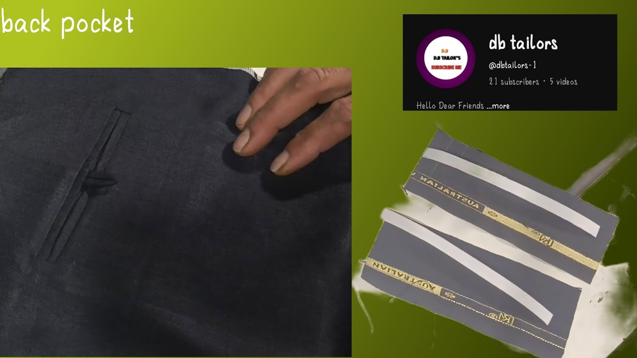 Back Pocket Stitching | बनाए डबल बोन | How To Pocket (5)