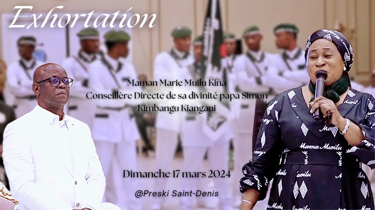 Culte National-Exhortation de Maman MUILU KINA Marie du 17 Mars 2024