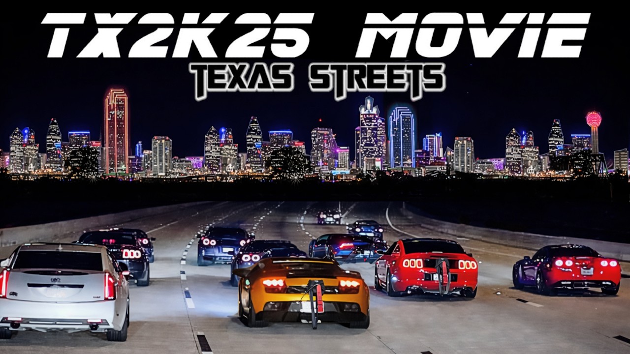 TX2K25 Movie - Some of the BEST Street Action in Texas! (1,000HP + COPS!)