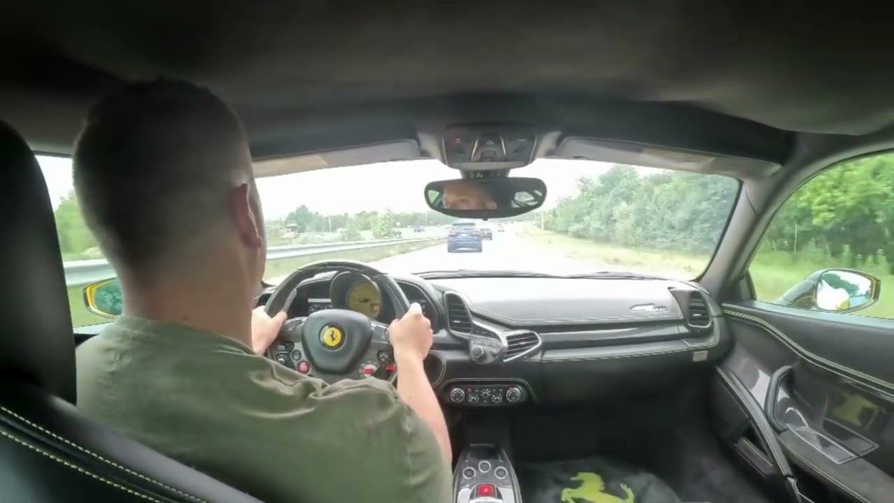 Driving 2011 Ferrari 458 Italia