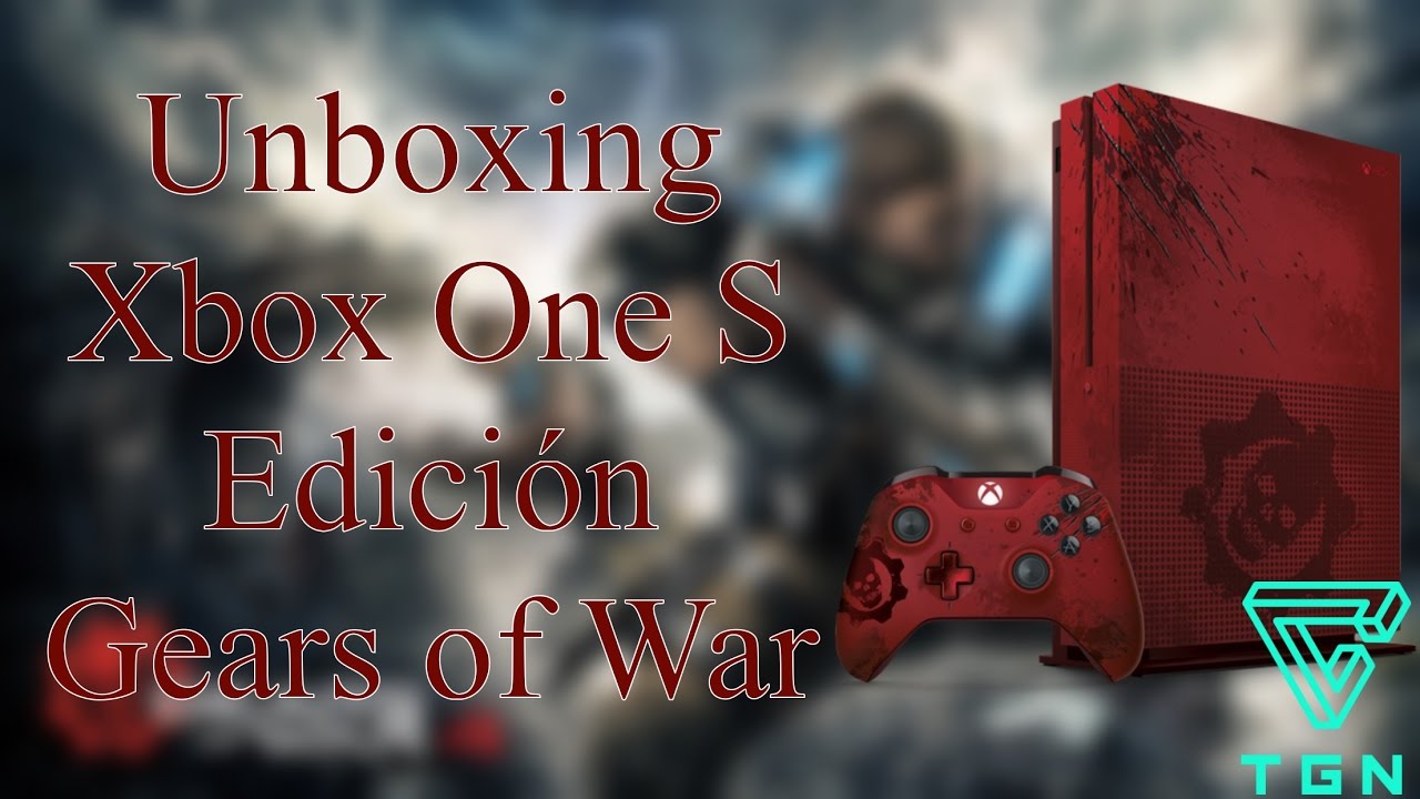 Unboxing Xbox One S Edición Gears of War 4 en Español (MX) 1080p 60fps