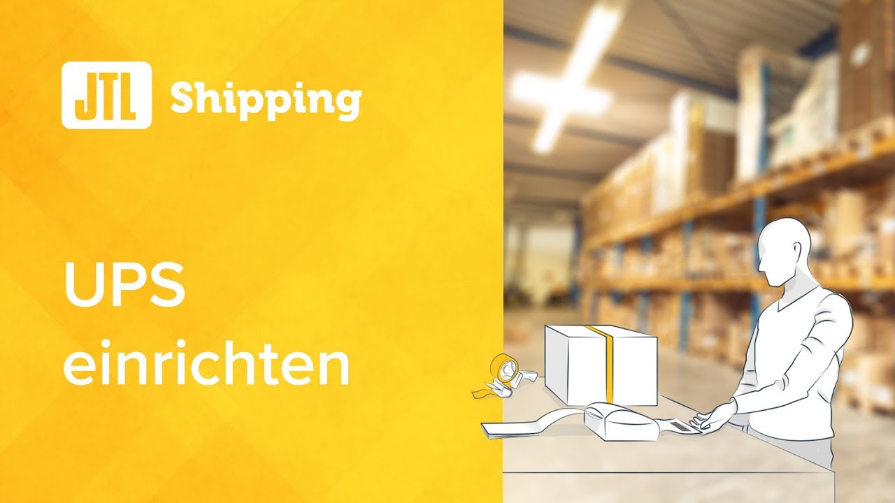 JTL Shipping - UPS einrichten in JTL-Wawi 1.1
