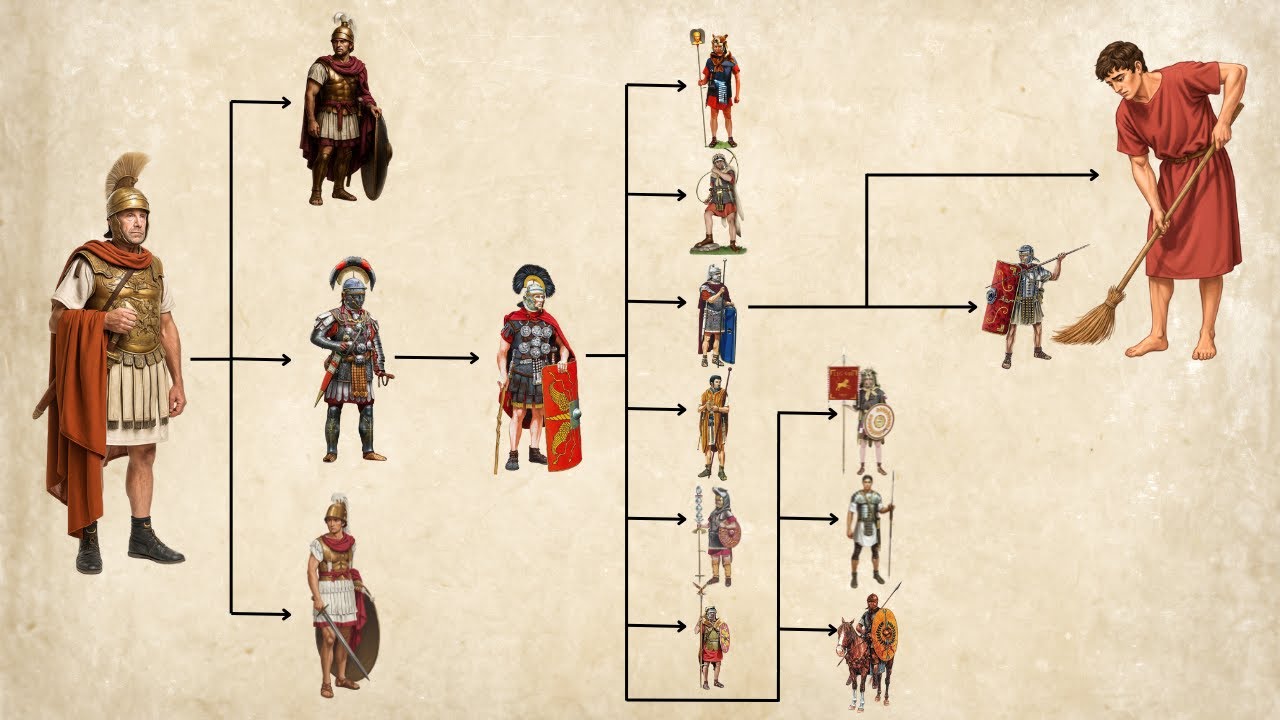 The Hierarchy of the Roman Legion: From Common Soldier to General