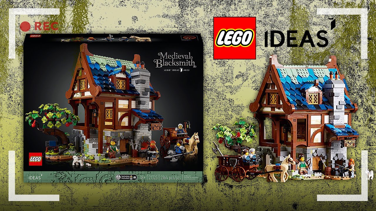 LEGO IDEAS СРЕДНЕВЕКОВАЯ КУЗНИЦА - ПРЕКРАСНА СО ВСЕХ СТОРОН (21325)