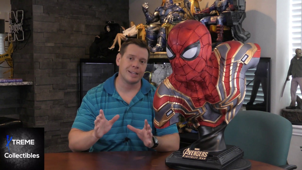 Queen Studios Iron Spider Life Size Bust Review