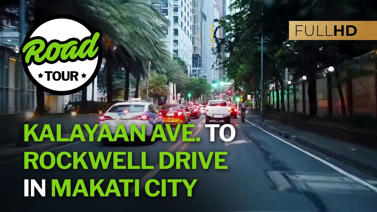 Kalayaan Ave. to Rockwell Drive in Makati City - Full Road Trip