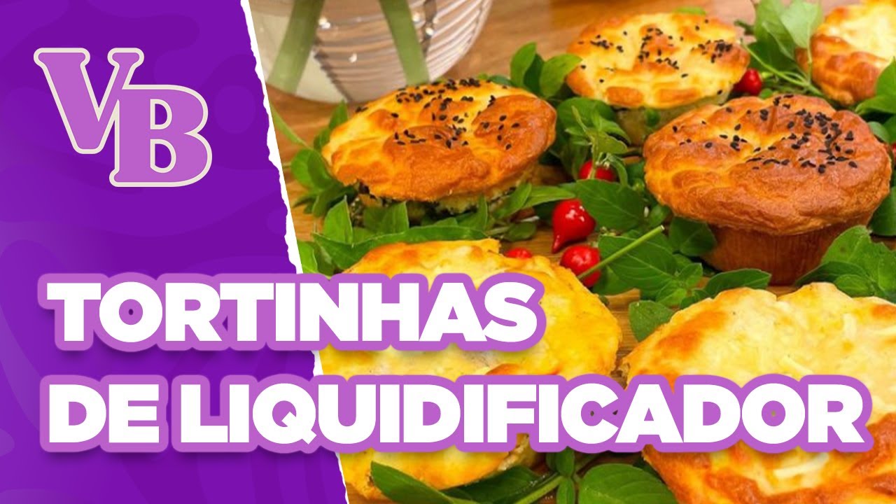 TORTINHAS de liquidificador LOW CARB - Você Bonita (26/04/2024)