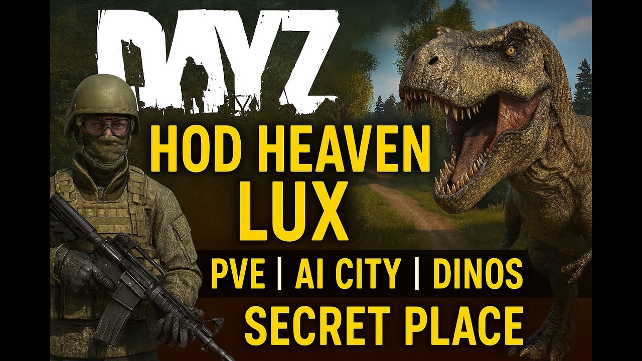 DayZ PVE From A NO life pvp player to DayZ HOD Heaven Lux s7 | PVE | AI|