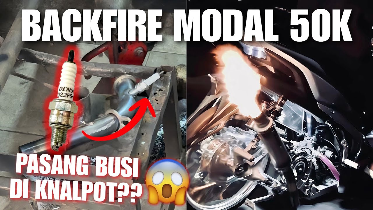 BUAT BACKFIRE MODAL 50K di MOTOR AEROX