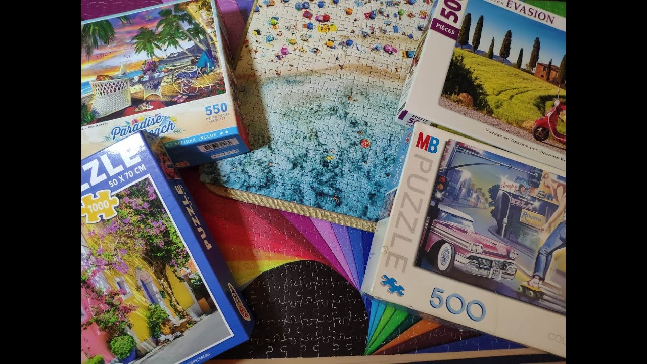 Puzzles - Les derniers assemblés, papotage et challenge pour la nouvelle année
