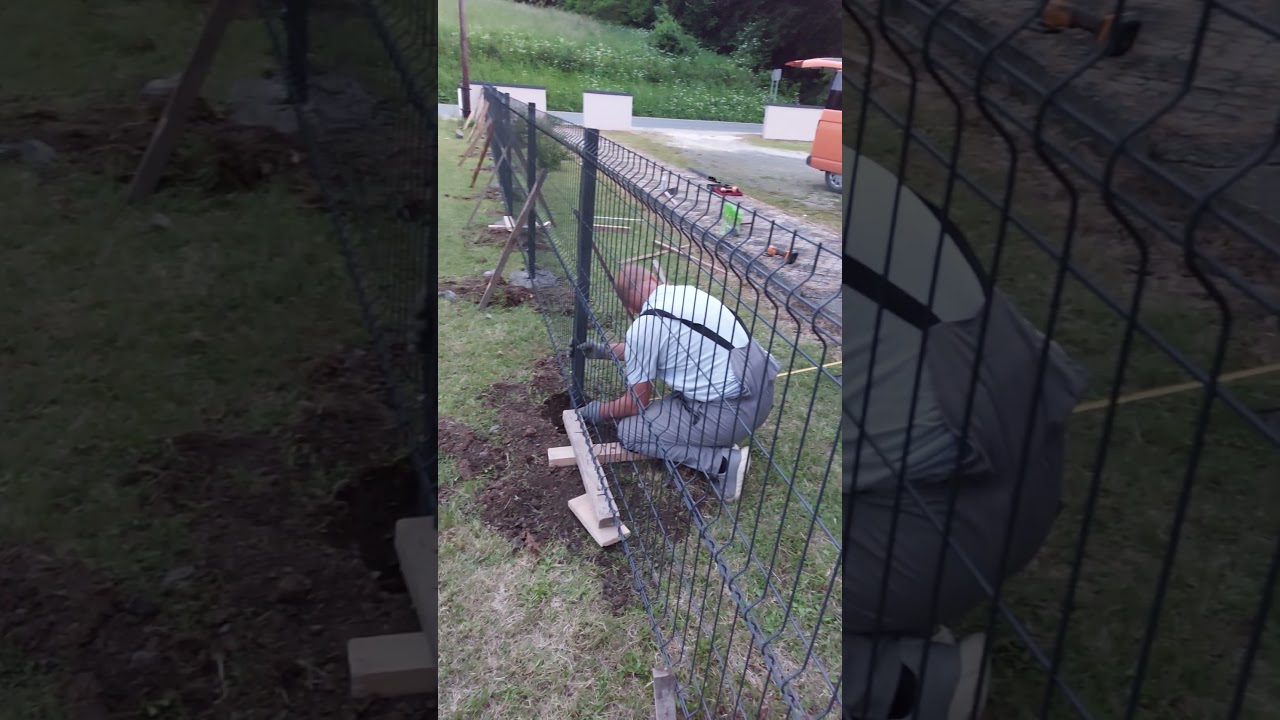 Najjeftinija montaža panel ograde ✅️