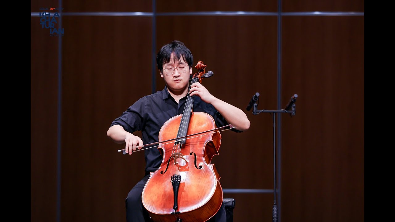 曹皓淼 Cao Haomiao  (1st Round) - 22nd Khachaturian International Cello Competition (Beijing)