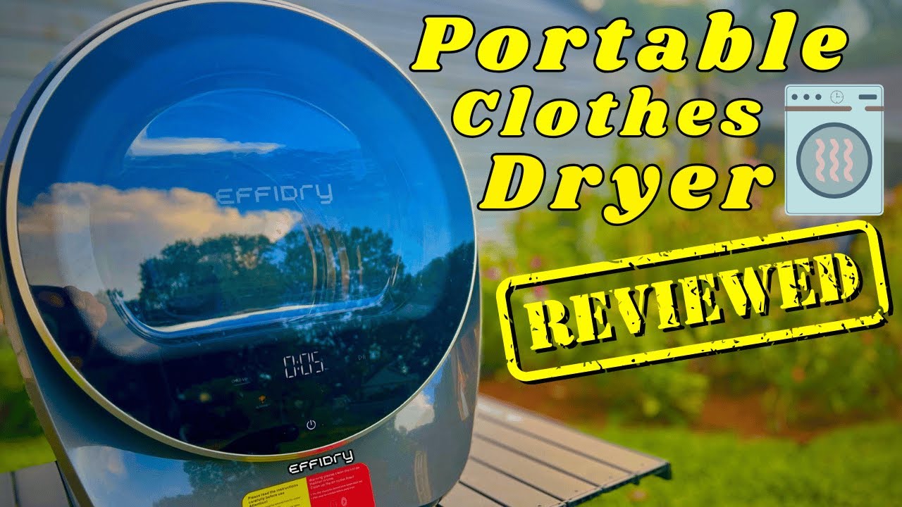 Effidry Compact Portable Clothes Dryer - Testing/Review