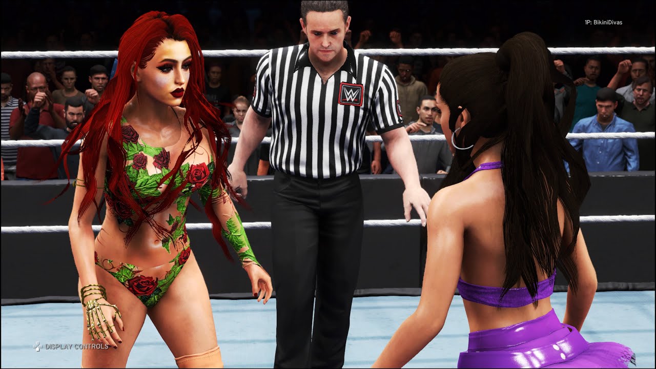 Ariana Grande vs. Poison Ivy - WWE 2K22 - Full Match 💚💜