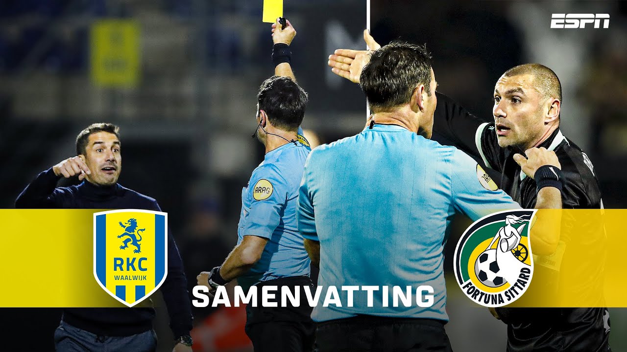 BURAK YILMAZ weer TREFZEKER en rood JULIO VELÁZQUEZ 🔴 | Samenvatting RKC Waalwijk - Fortuna Sittard