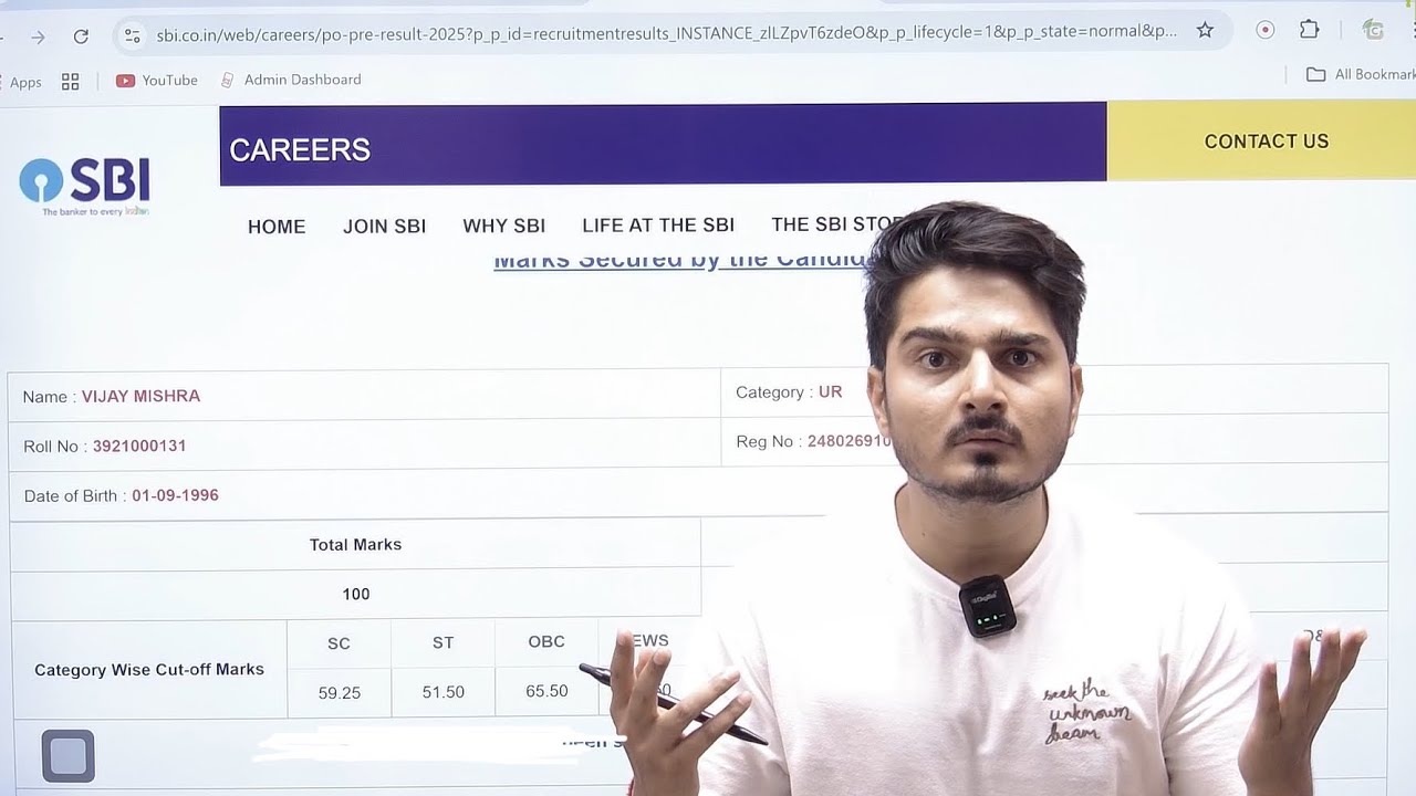 My SBI PO Prelims Score Card 2025😱 Normalization? Jinka Nahi Hua Vo Kya Kare?