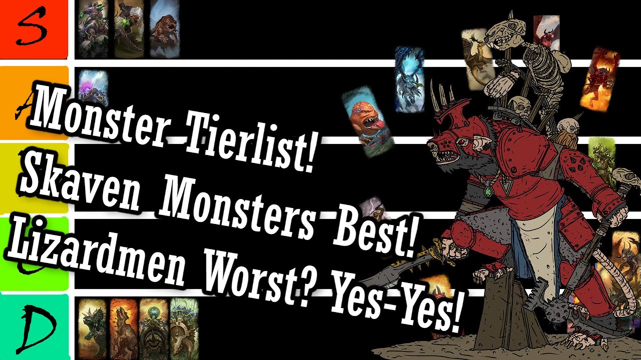 All Factions Monster Tierlist - Total War Warhammer 3
