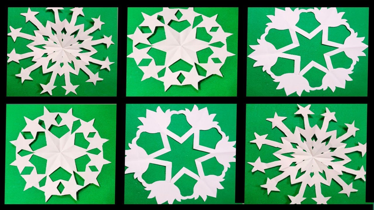 Diy paper Snowflake// Craft for Christmas how to make snowflakes out of paper (part 11) #spcrafts 