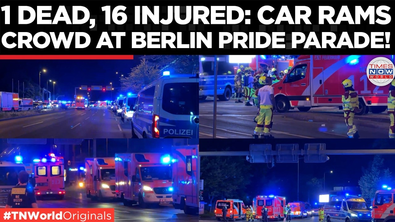 BERLIN PRIDE ATTACK: Deadly Vehicle Ramming at Berlin Christopher Street Day at Pride Parade!