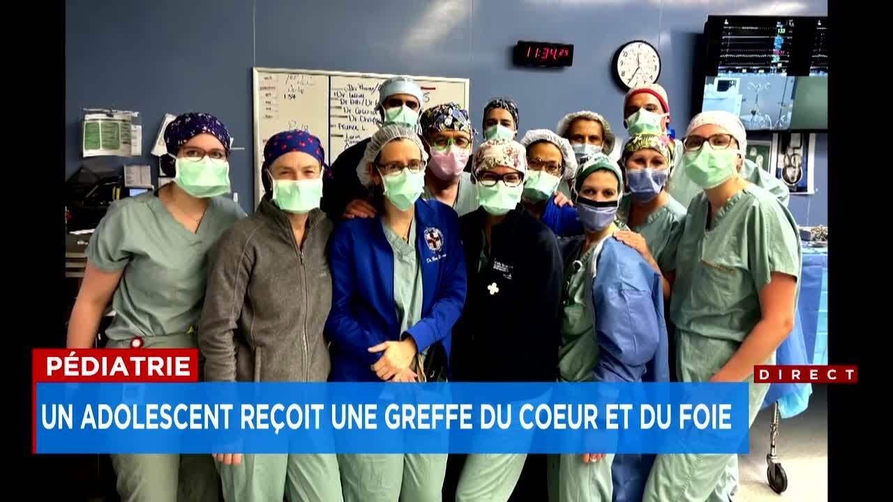 «Oui, j’ai eu peur»: un adolescent reçoit une greffe du cœur et du foie - Explications 12h