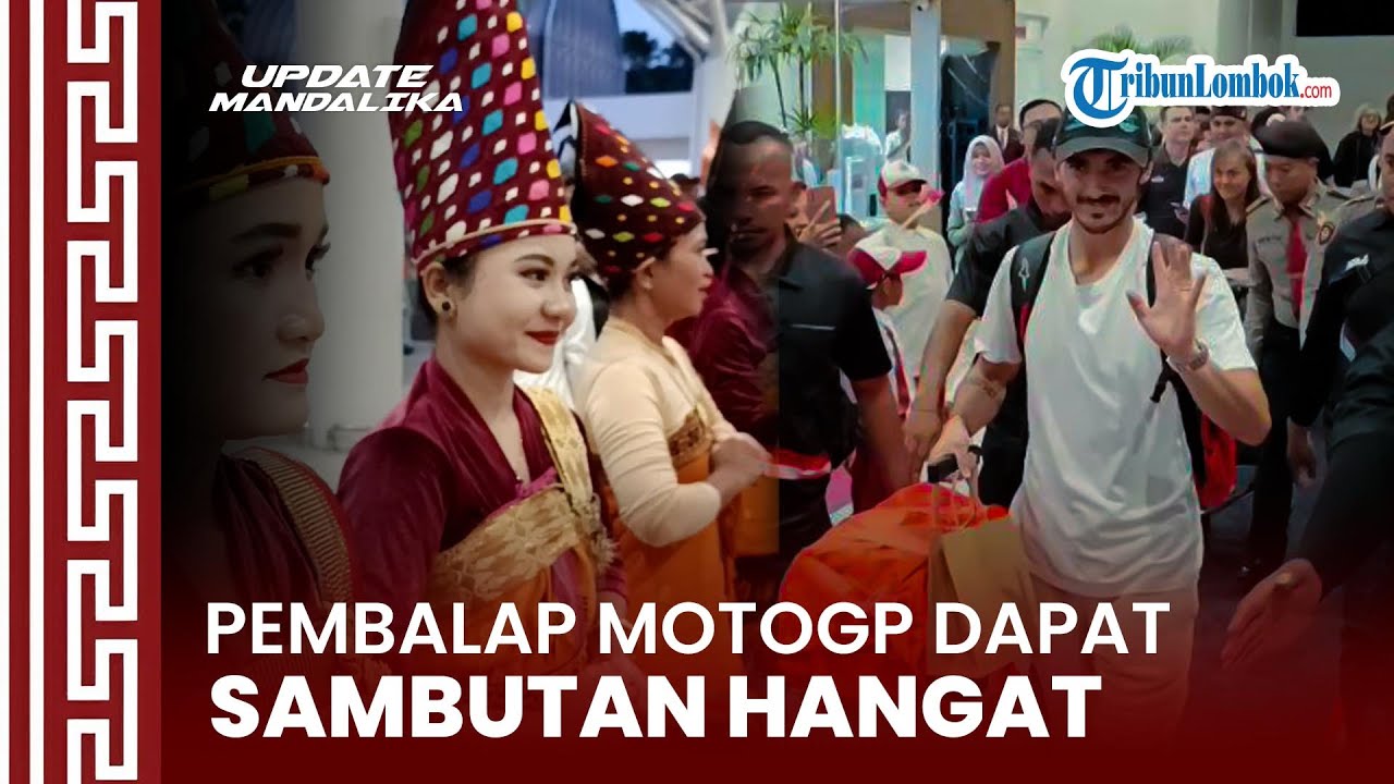 Para Pembalap MotoGP Disambut Secara Adat dan Budaya Masyarakat Lombok