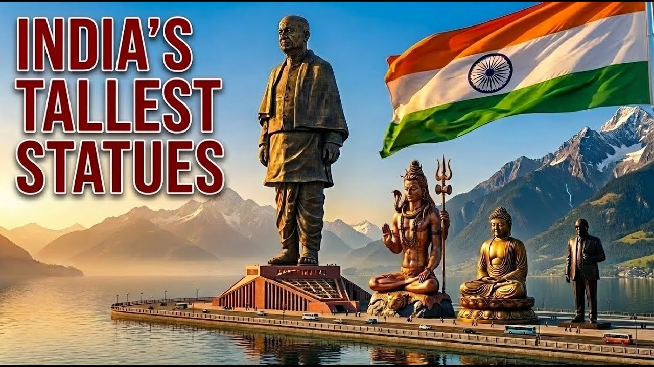 Tallest Statues in India | 3D Comparison