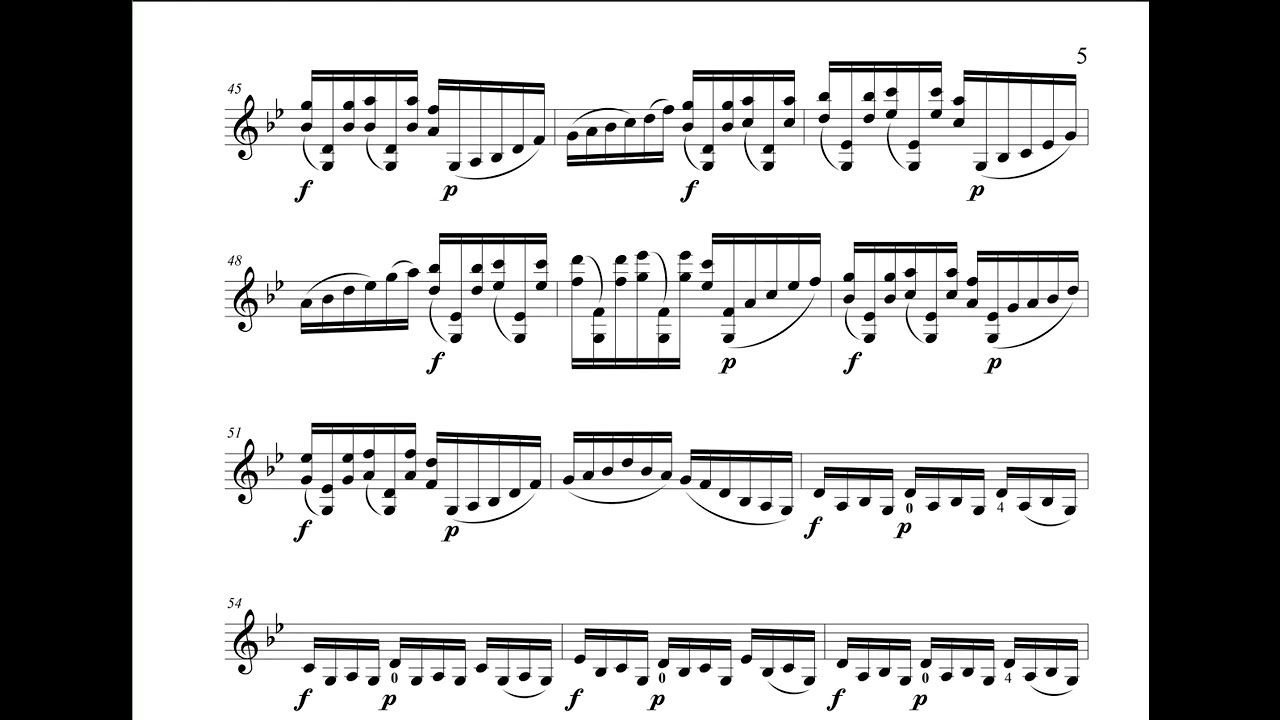 Tigran Hambaryan - Perpetuum Mobile for solo violin, G moll, Op. 17, 2012