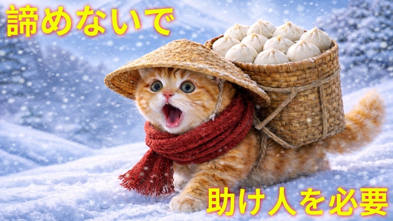 【ももたろ 家族】子猫との出会い、雪山で広がるやさしさ