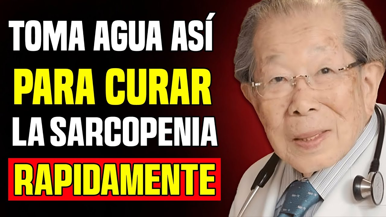 Adultos Mayores: Cómo beber AGUA para ganar músculo y frenar la SARCOPENIA