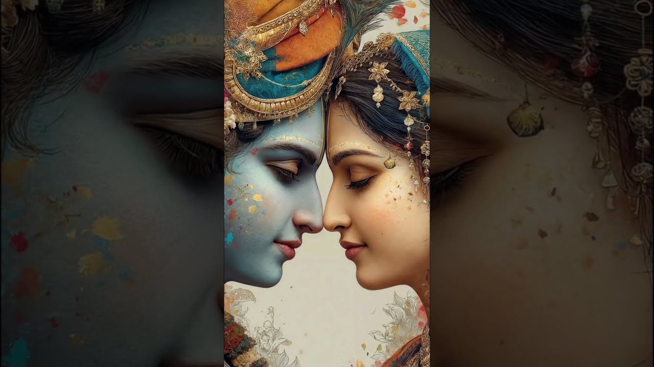 तुम प्रेम हो तुम प्रीत हो।राधा-कृष्णा,कृष्णा-राधा#krishna #radharani#flute#bhakti#kanhaji#radha#lddu