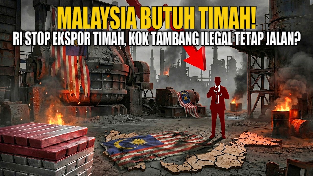RI Resmi Stop Ekspor Timah 2026: Malaysia Tertekan, Penertiban Tambang Ilegal Jadi Ujian Besar