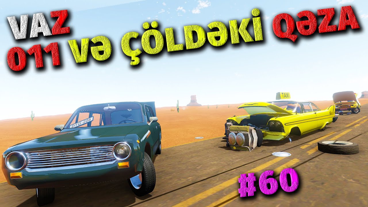 VAZ 21011 İLƏ SƏHRADA QƏZA BAŞ VERDİ  | The Long Drive | Maşın Oyunları | 