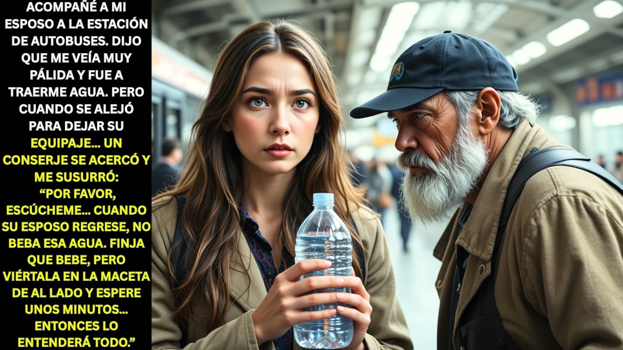1️⃣ 1. Despidiendo a mi esposo en la estación, un conserje me dio un consejo inesperado