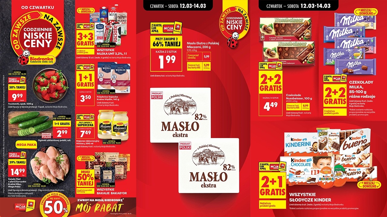 Nowa Gazetka Biedronka od 12 marca 2026 🔥 Najlepsze promocje tygodnia i mega okazje