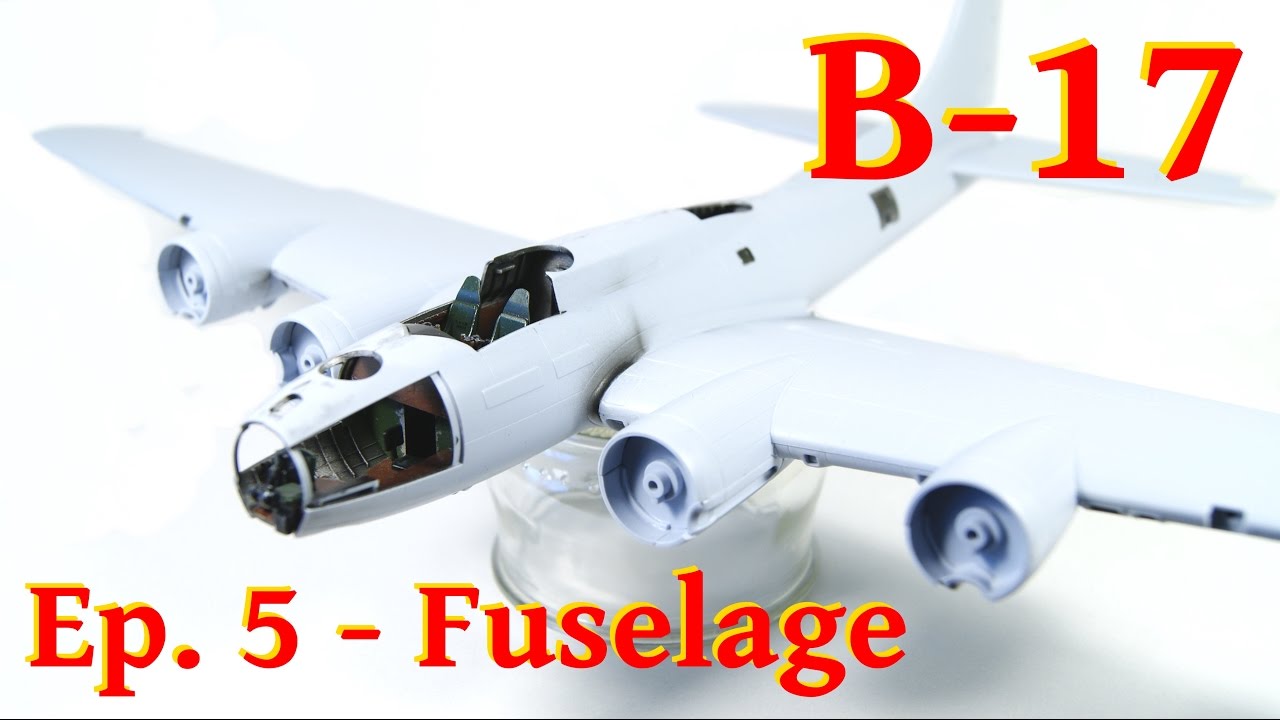 Model Flying Fortress B-17G - 1/72 Airfix - Fuselage